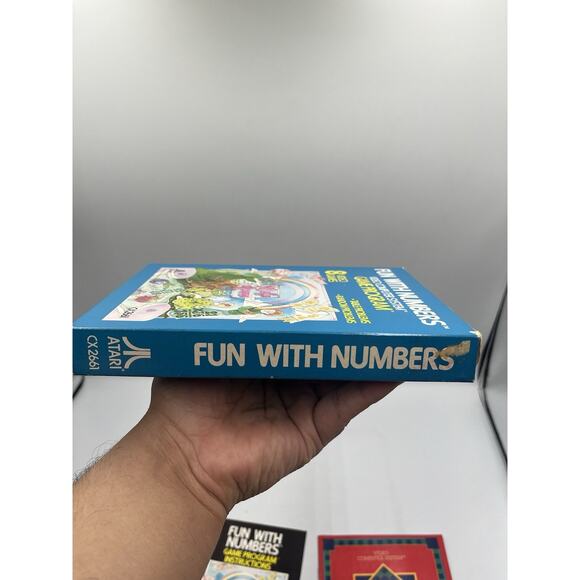 Fun With Numbers CX 2661 Atari 2600 CIB Game, Box, Manual - Picture 12 of 14